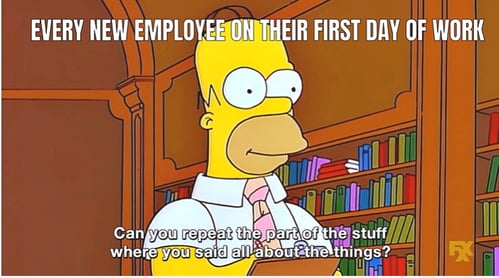 The 'typical' first day on the job