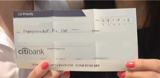 Cheque photo masked